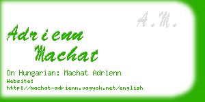 adrienn machat business card